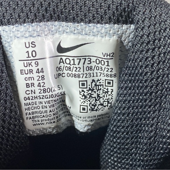 Nike Men's Ebernon Mid Black Game Royal 10 - Picture 10 of 10